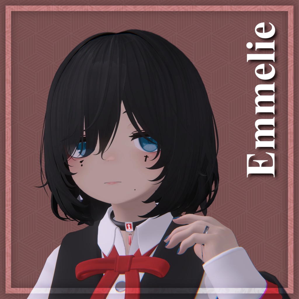 Choker with pendant || ペンダント付きのチョーカー