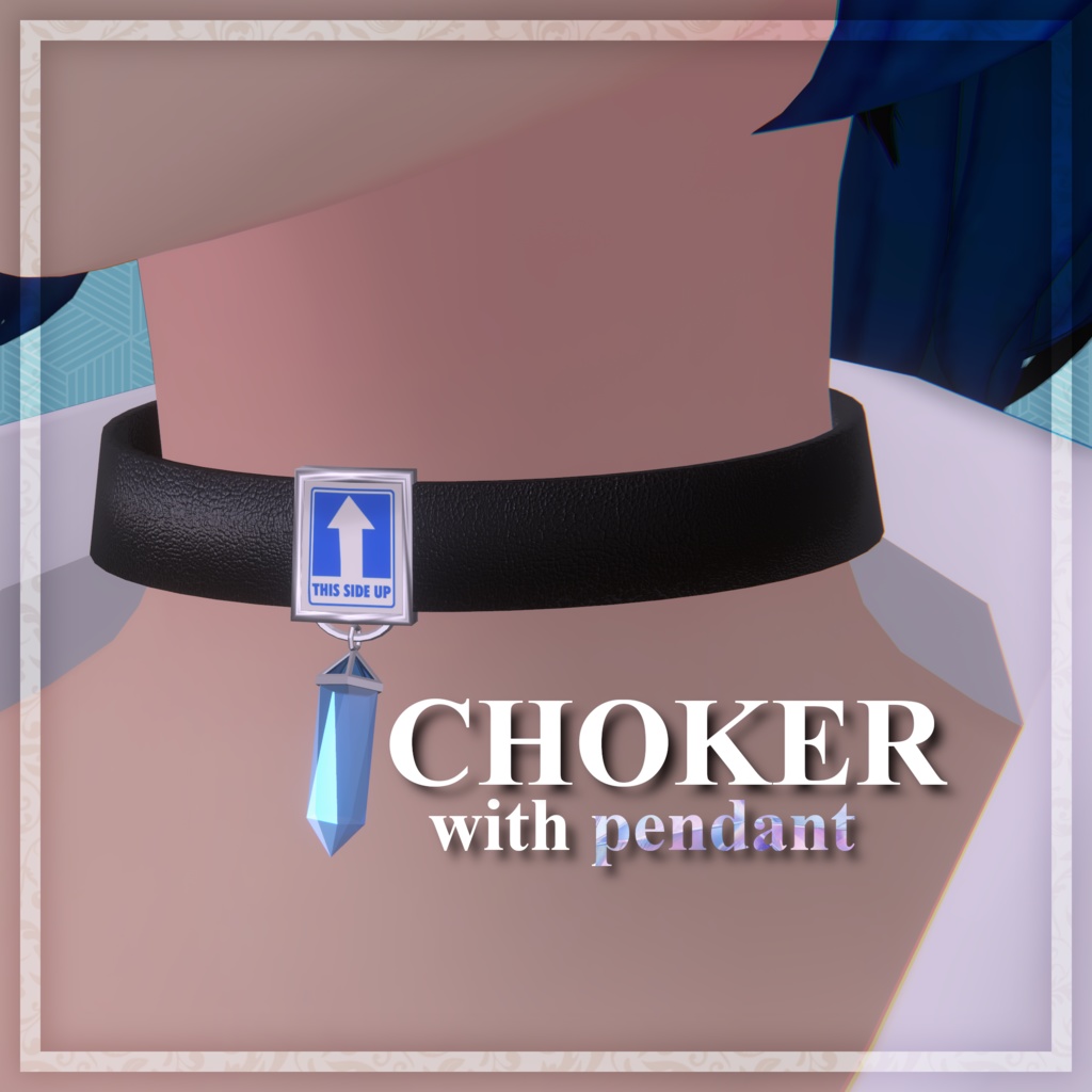 Choker with pendant || ペンダント付きのチョーカー