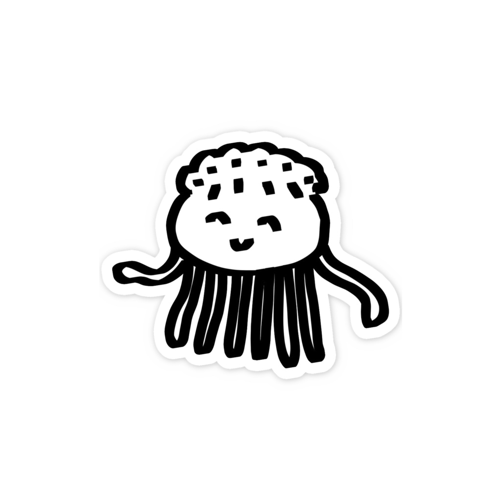 ほさかくらげステッカー(通常ver)