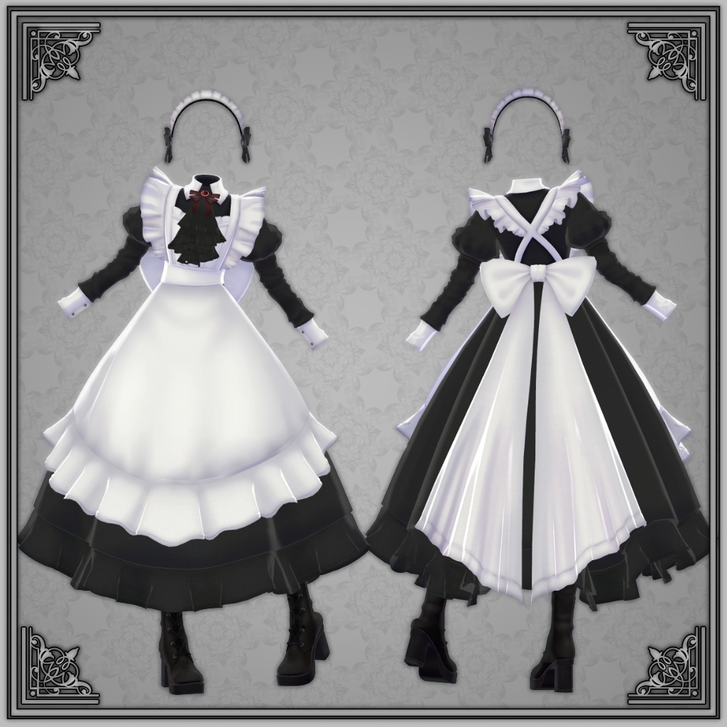 クラシカルメイドドレス