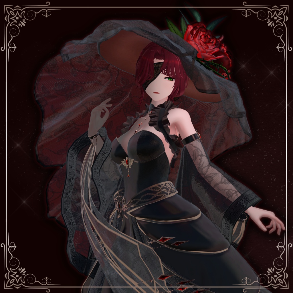 シャドウヴェールドレス