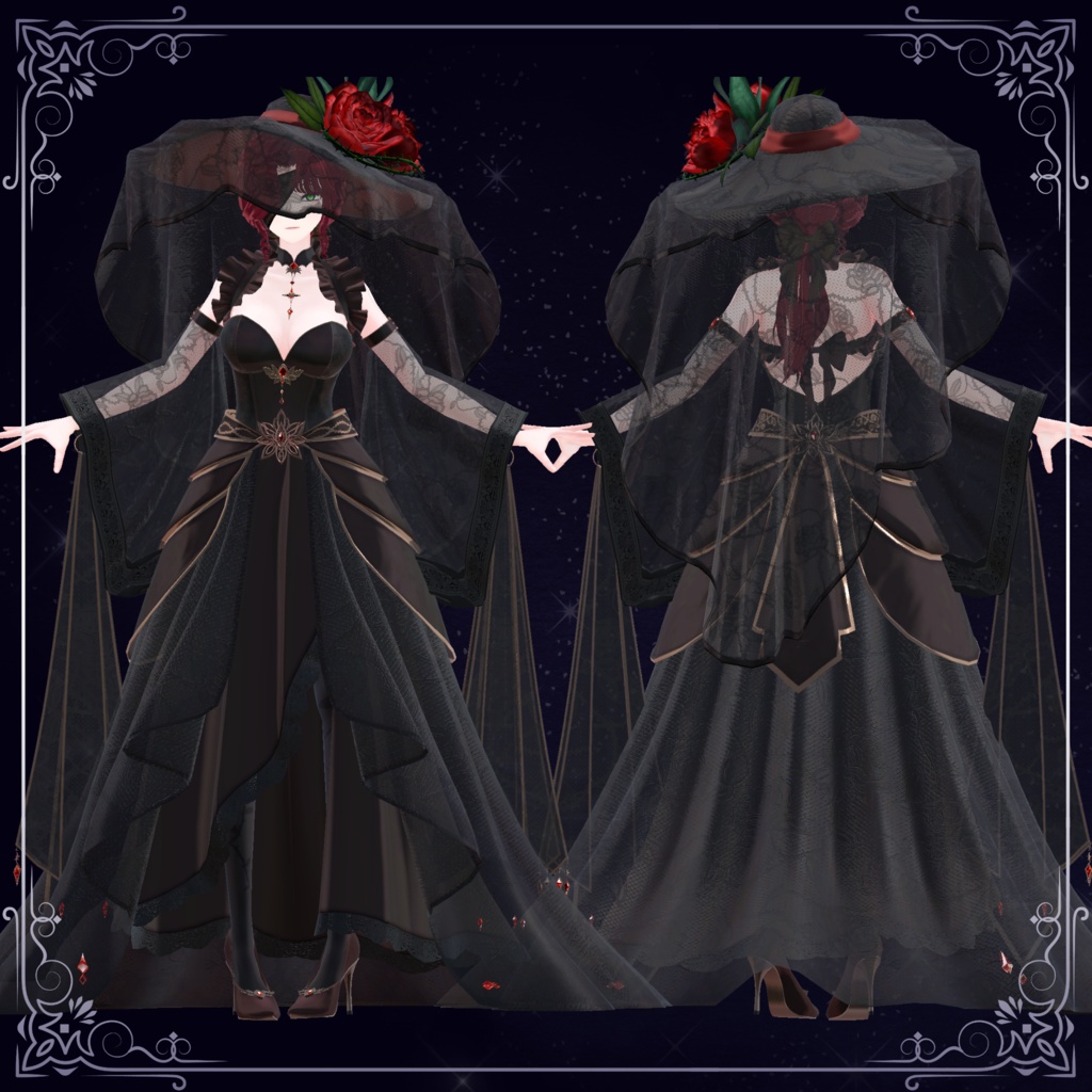 シャドウヴェールドレス