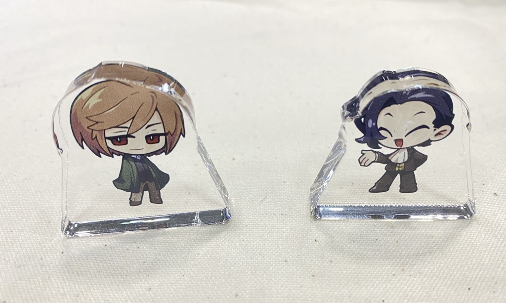 【非公式グッズ】自立ミニアクリルスタンド「元凶組」2個セット