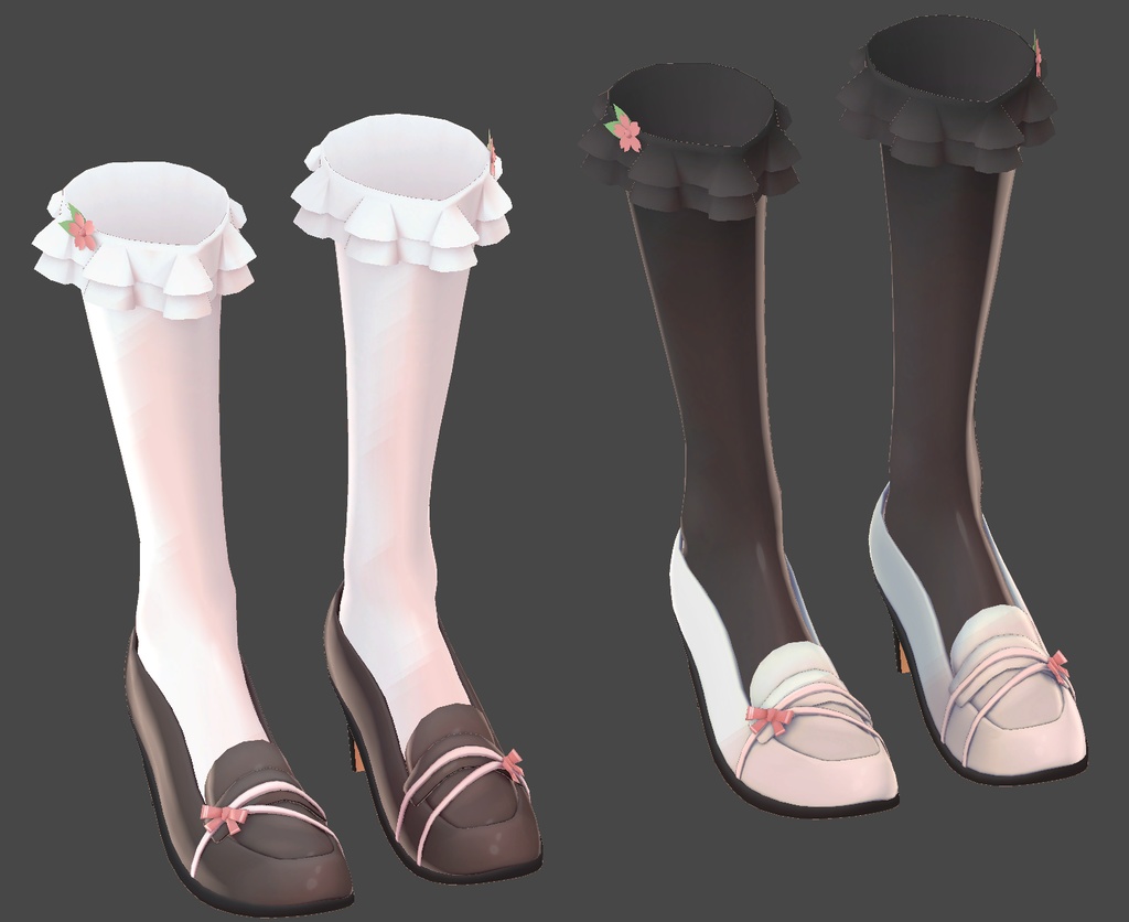 リボンの制服靴(For マヌカ)1.01