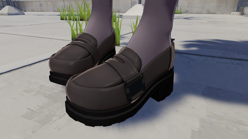 【5+2(追加)アバター対応】A02制服靴v1.01