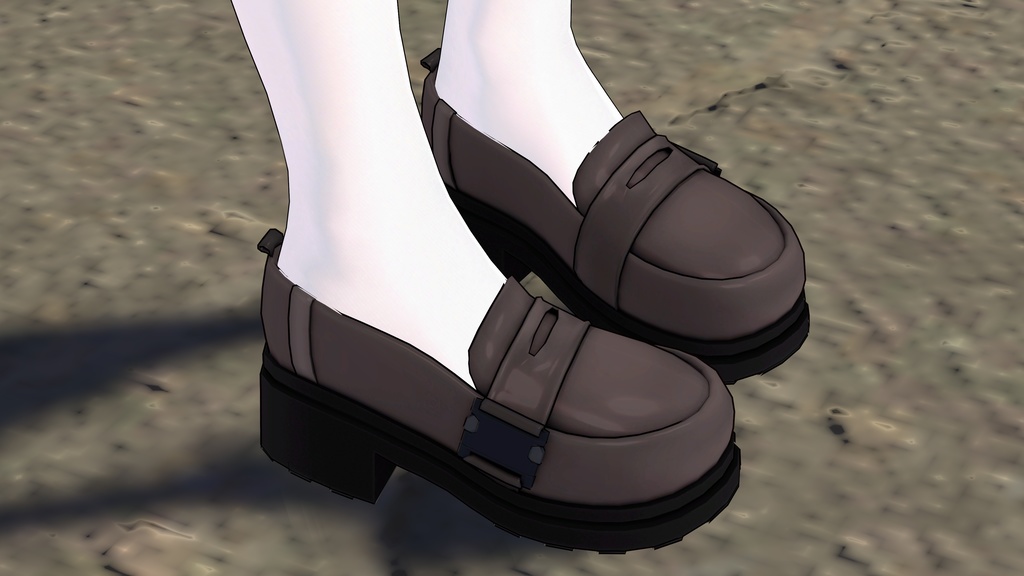 【5+2(追加)アバター対応】A02制服靴v1.01