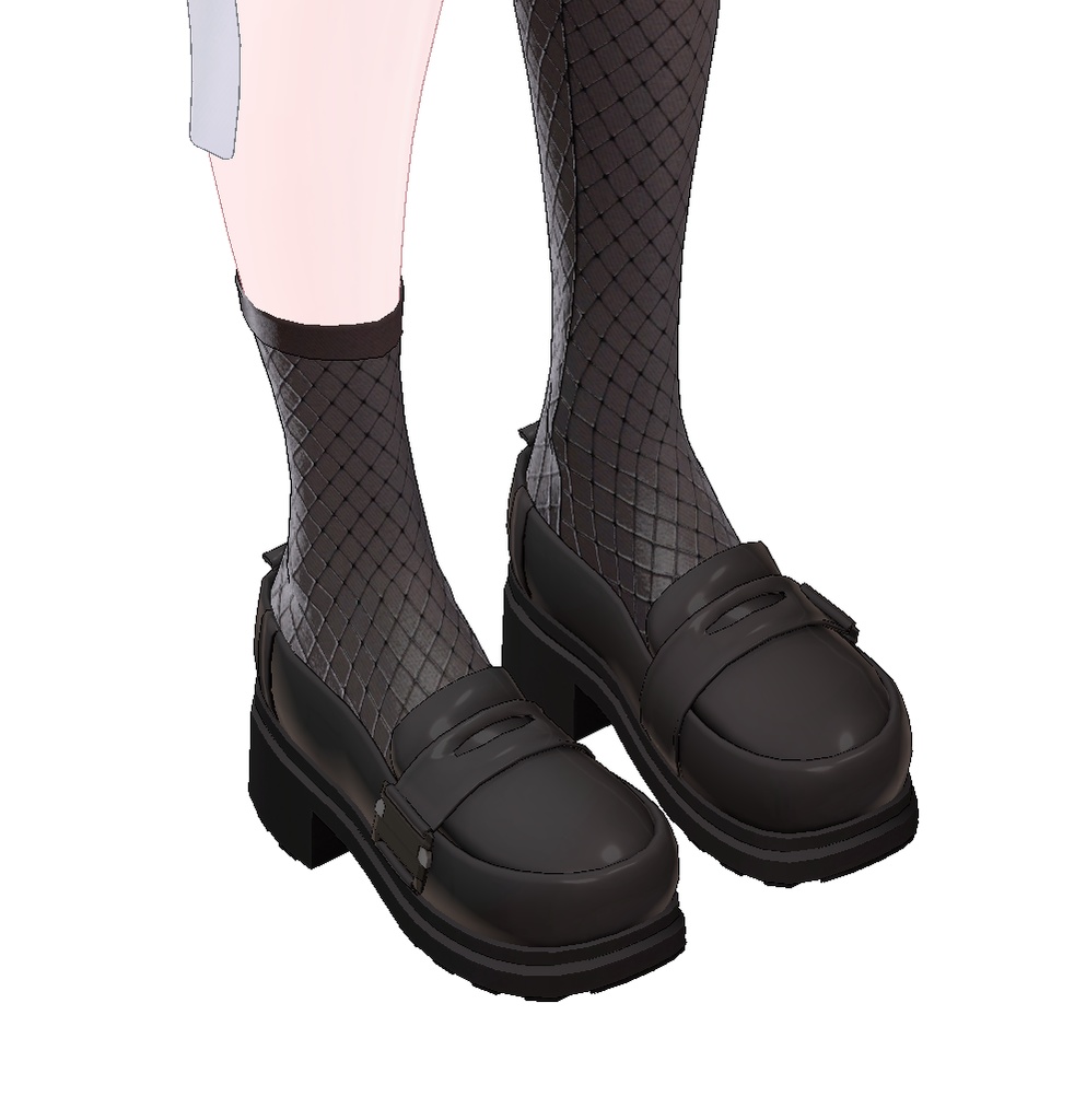 【5+2(追加)アバター対応】A02制服靴v1.01