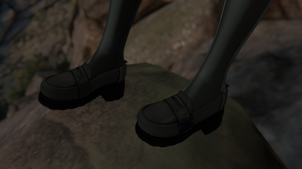 【5+2(追加)アバター対応】A02制服靴v1.01