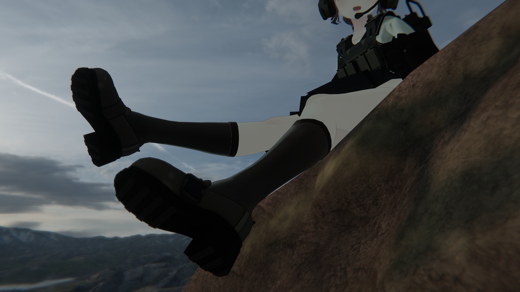 【5+2(追加)アバター対応】A02制服靴v1.01