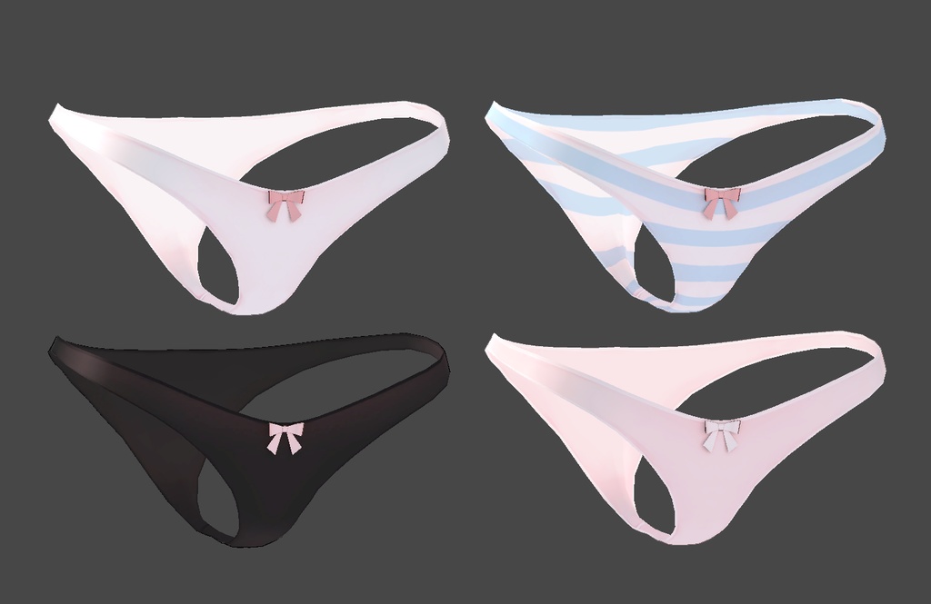 【6アバター対応】A03 標準パンツ