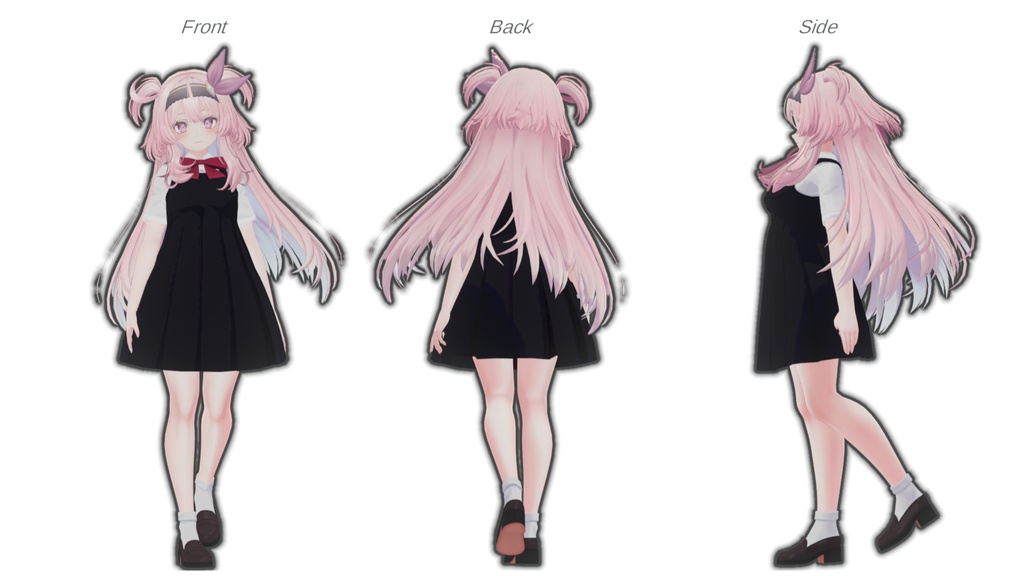 【5アバター対応】A04 制服ワンピース