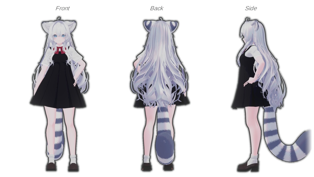 【5アバター対応】A04 制服ワンピース