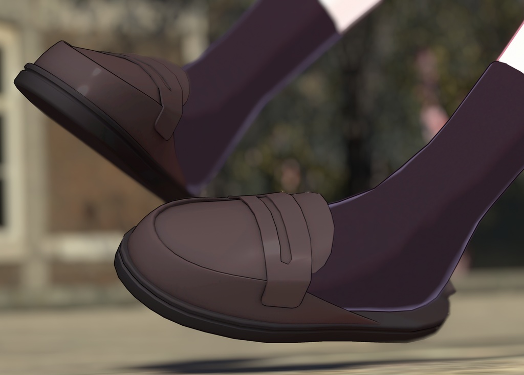 A06 学園風スリッパ