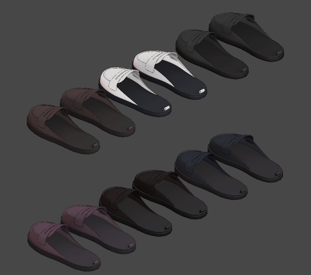 A06 学園風スリッパ