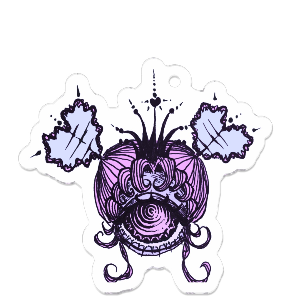 単眼ちゃん♡ハートツインテアクキー