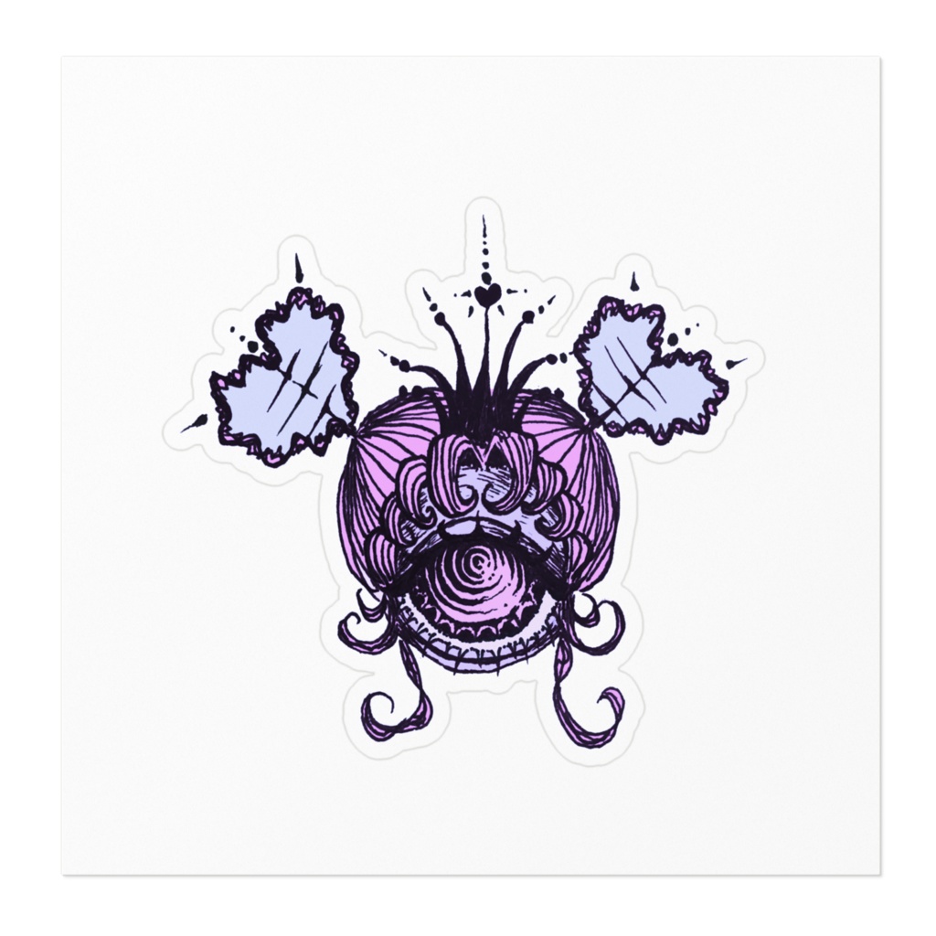 単眼ちゃん♡ハートツインテ♡シール