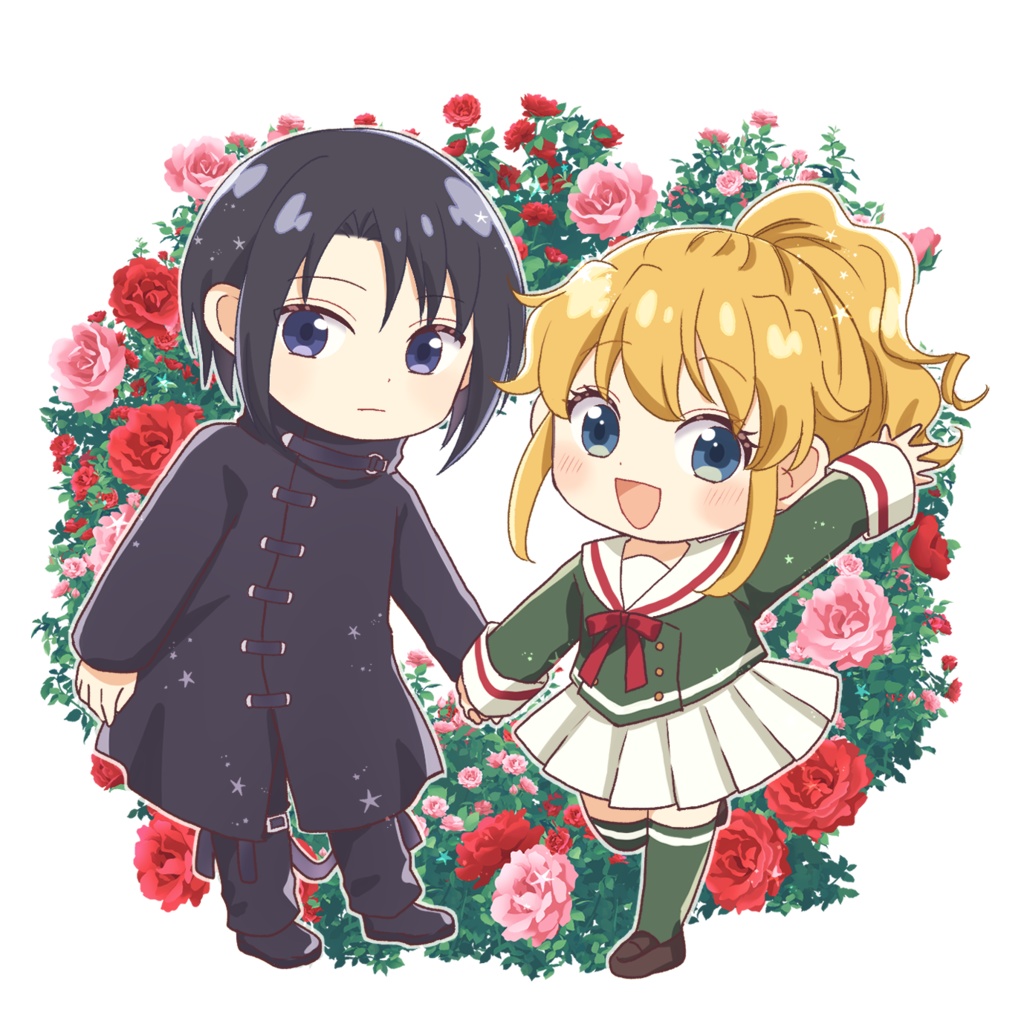 嘉音&朱志香アクリルスタンドキーホルダー