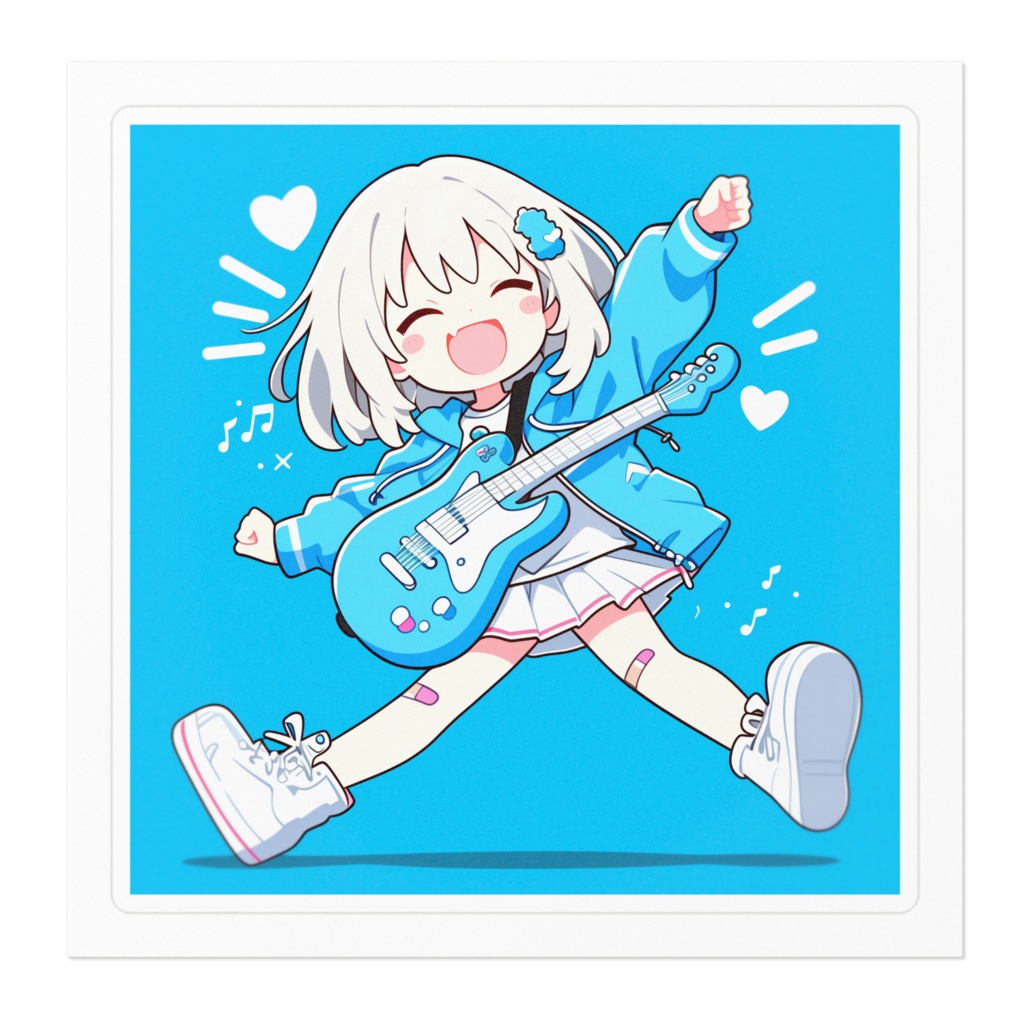 ELEMAYUステッカー(三倉唯 blue)