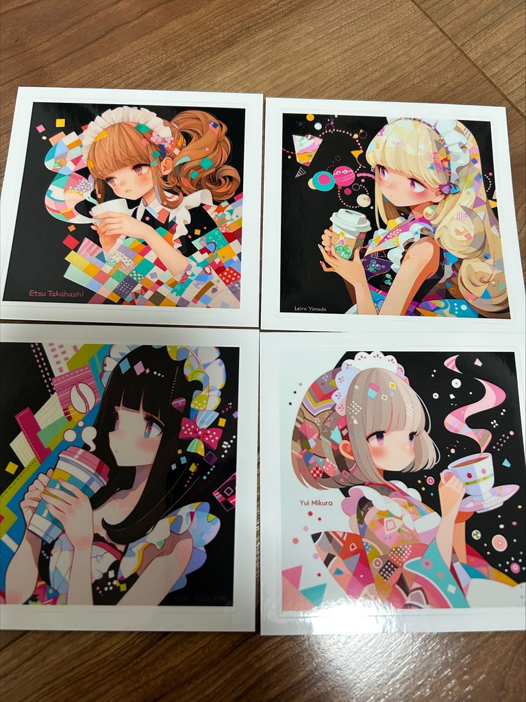 ELEMAYUステッカー(三倉唯 coffee )