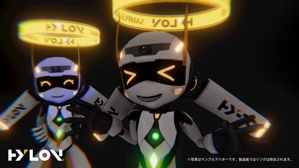 【PhysBone対応】Hylon MentalFrame Series "HY-2α" | VRChat想定 ロボ娘3Dモデル