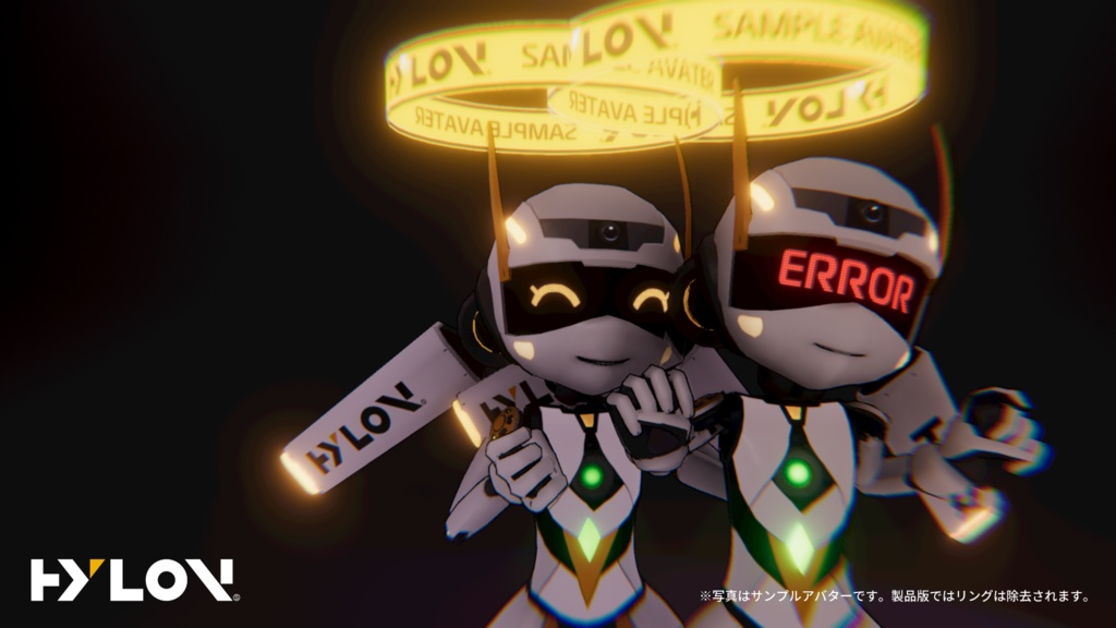 【PhysBone対応】Hylon MentalFrame Series "HY-2α" | VRChat想定 ロボ娘3Dモデル