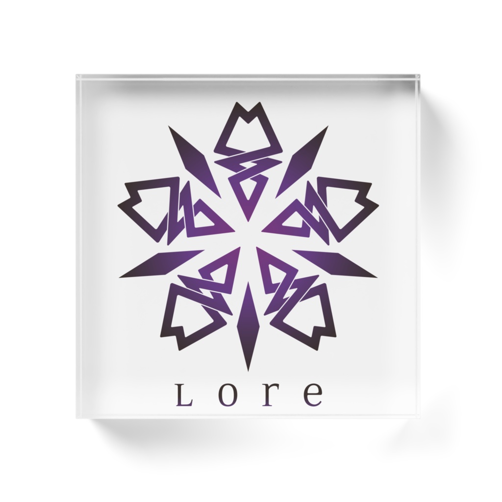 アクリルブロック【Purple】