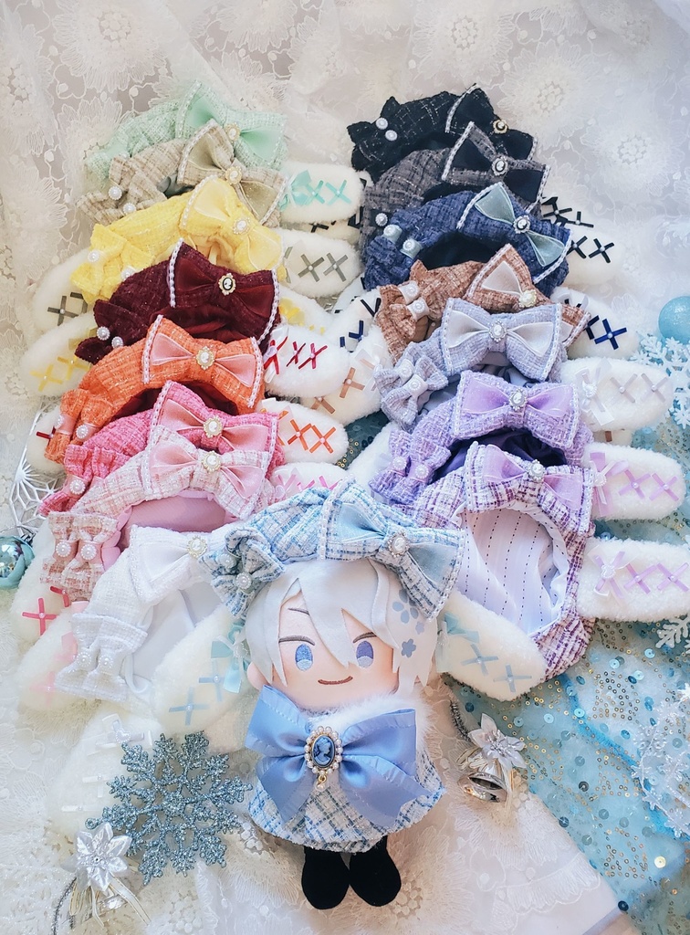 ゆきうさツイードベレー