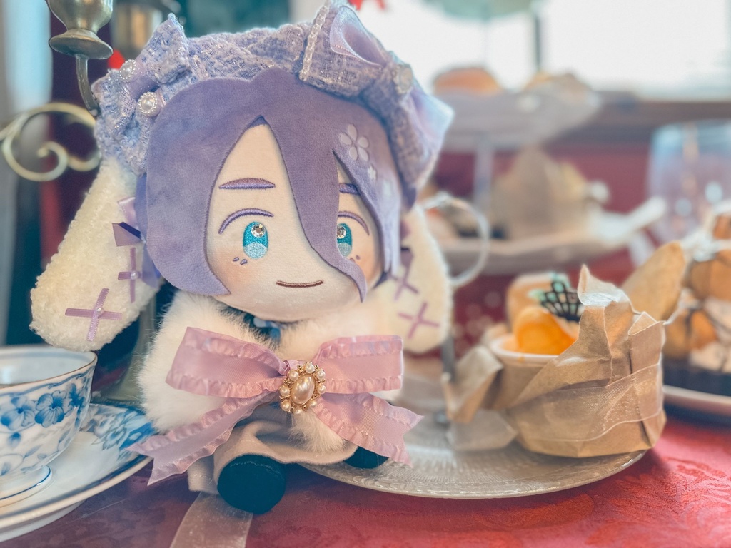 ゆきうさツイードベレー