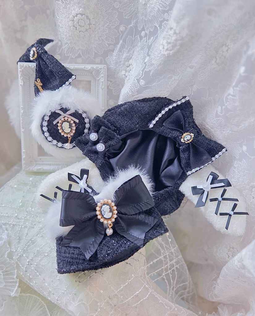 ツイードイヤーマフ