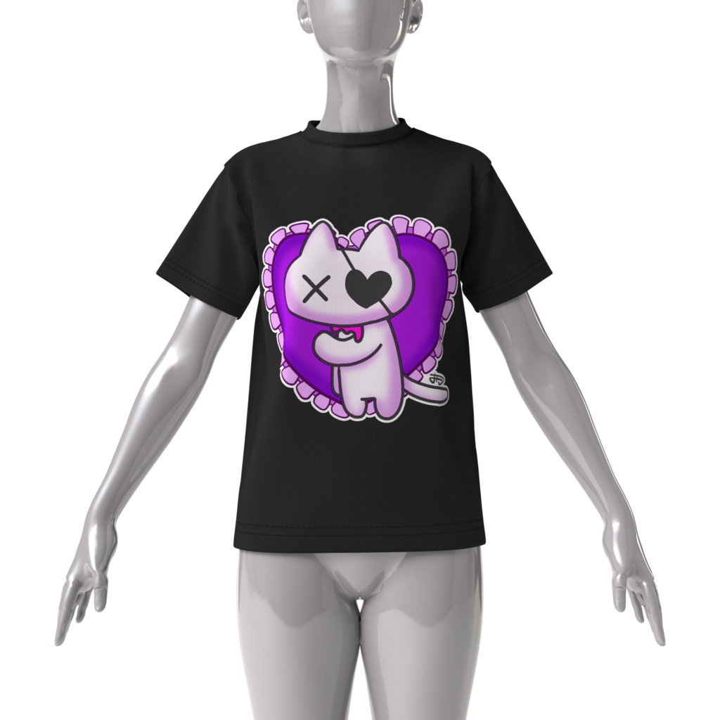 ロマ猫ちゃんTシャツ(ビッグシルエット)
