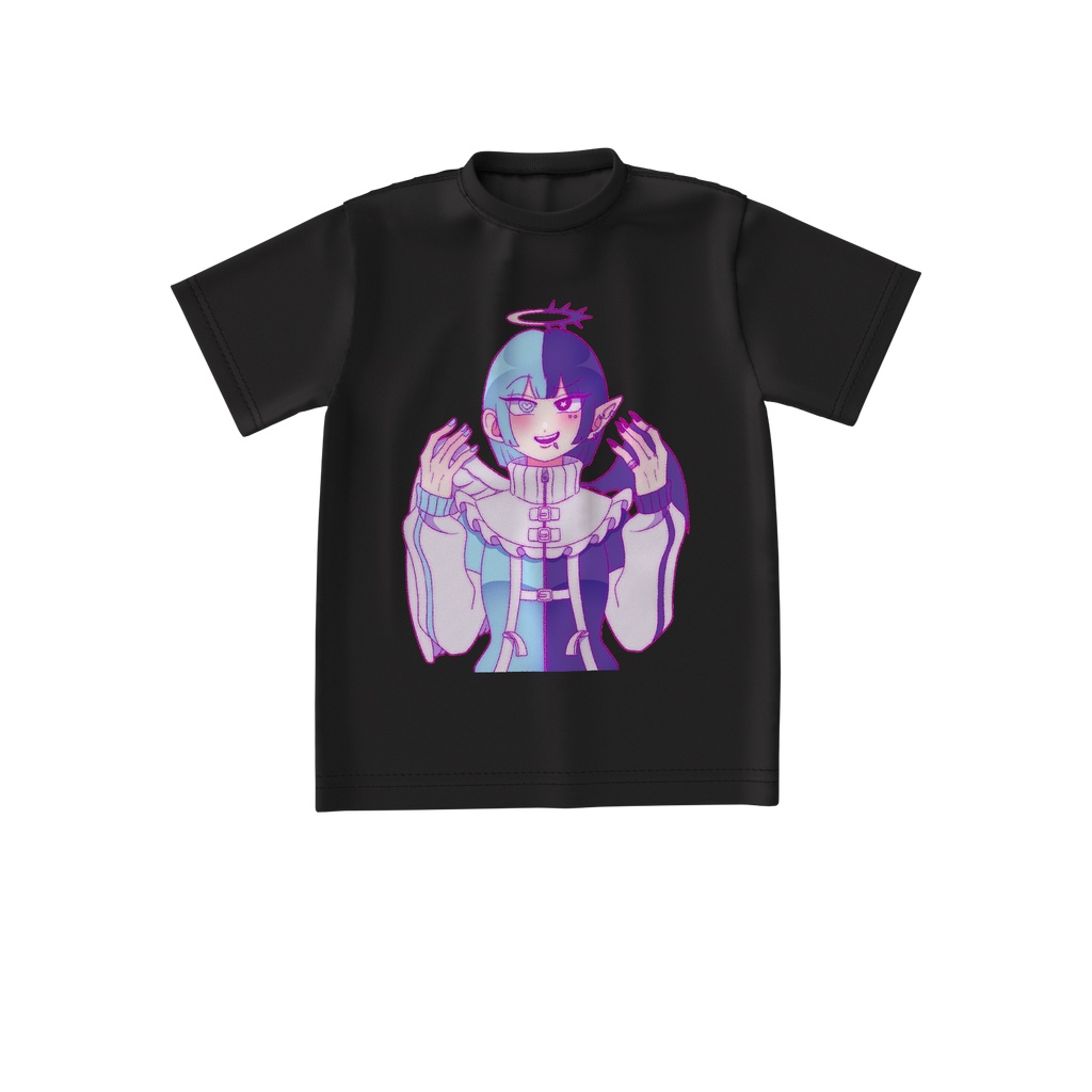 天使と悪魔Tシャツ(ビッグシルエット)