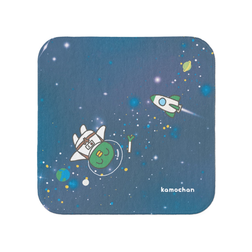 かもちゃん(宇宙) タオル - 小