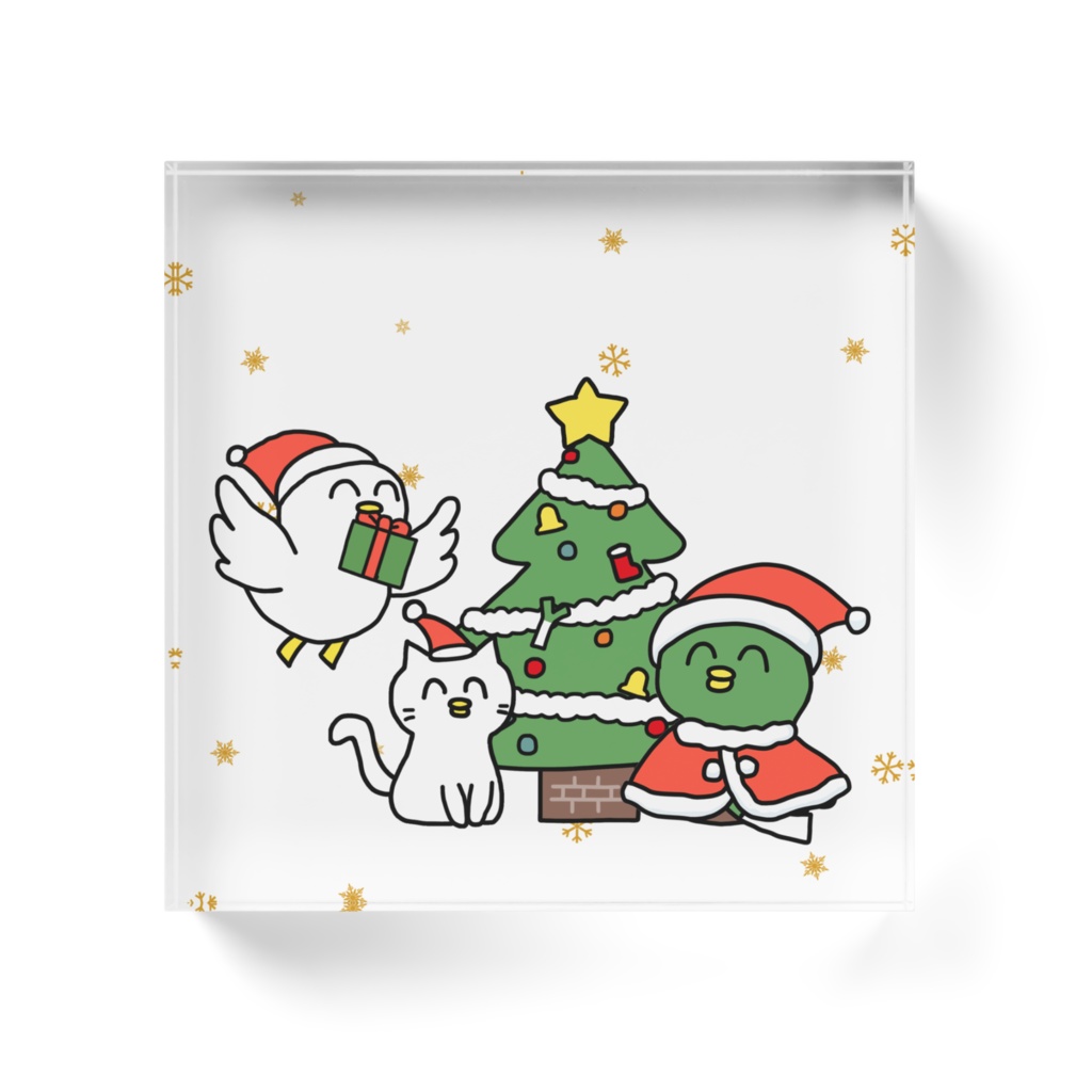 かもちゃん(クリスマス) アクリルブロック