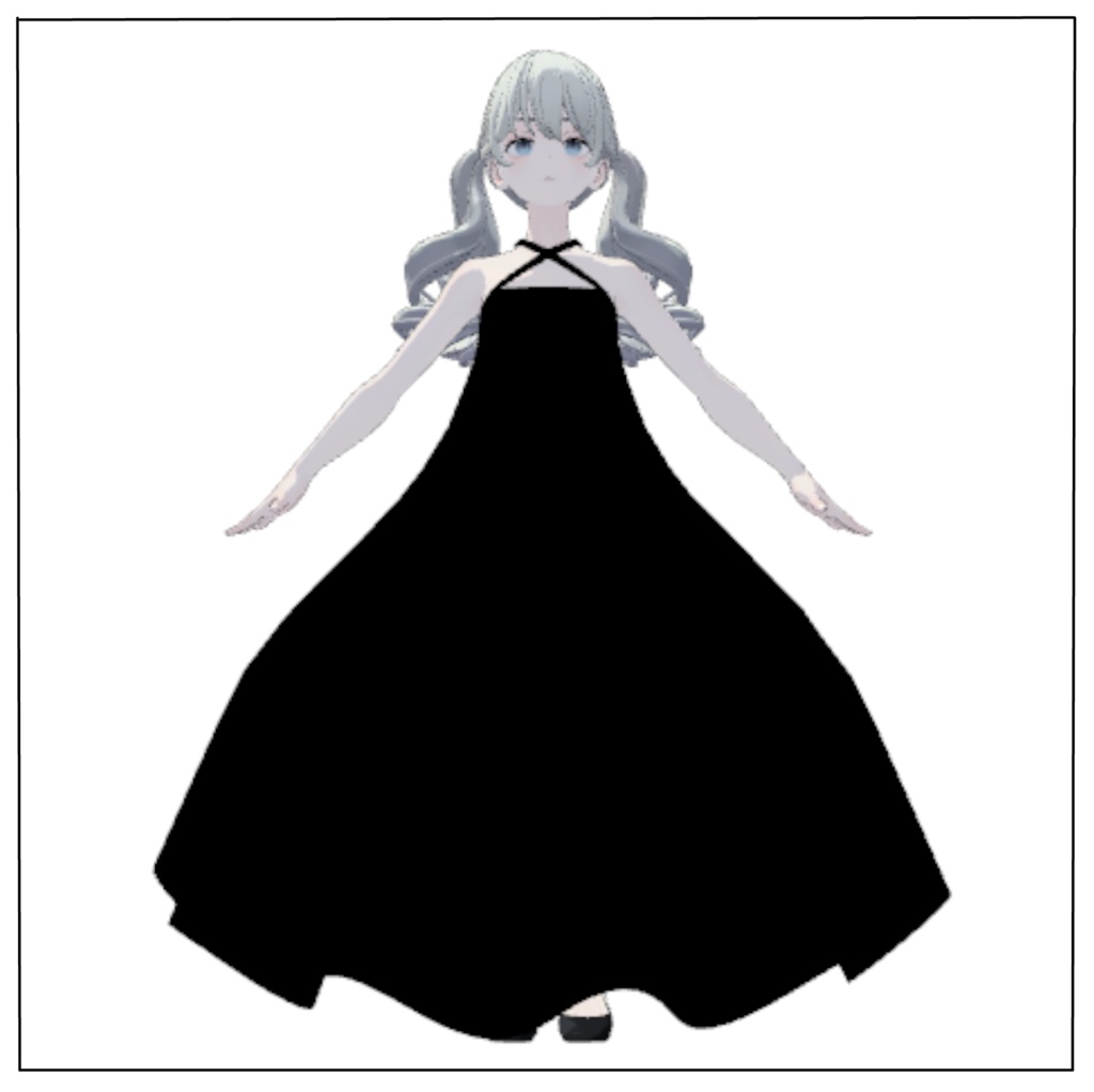 Gothic dress for Grus 【リメイク商品】