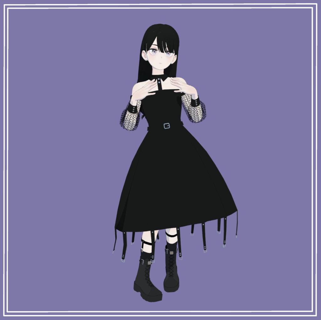 Gothic dress for Grus 【リメイク商品】