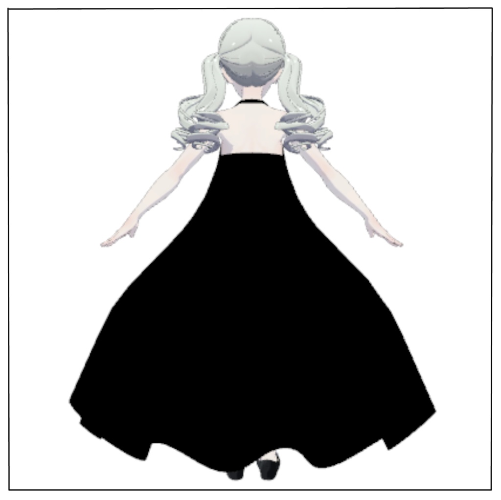 Gothic dress for Grus 【リメイク商品】