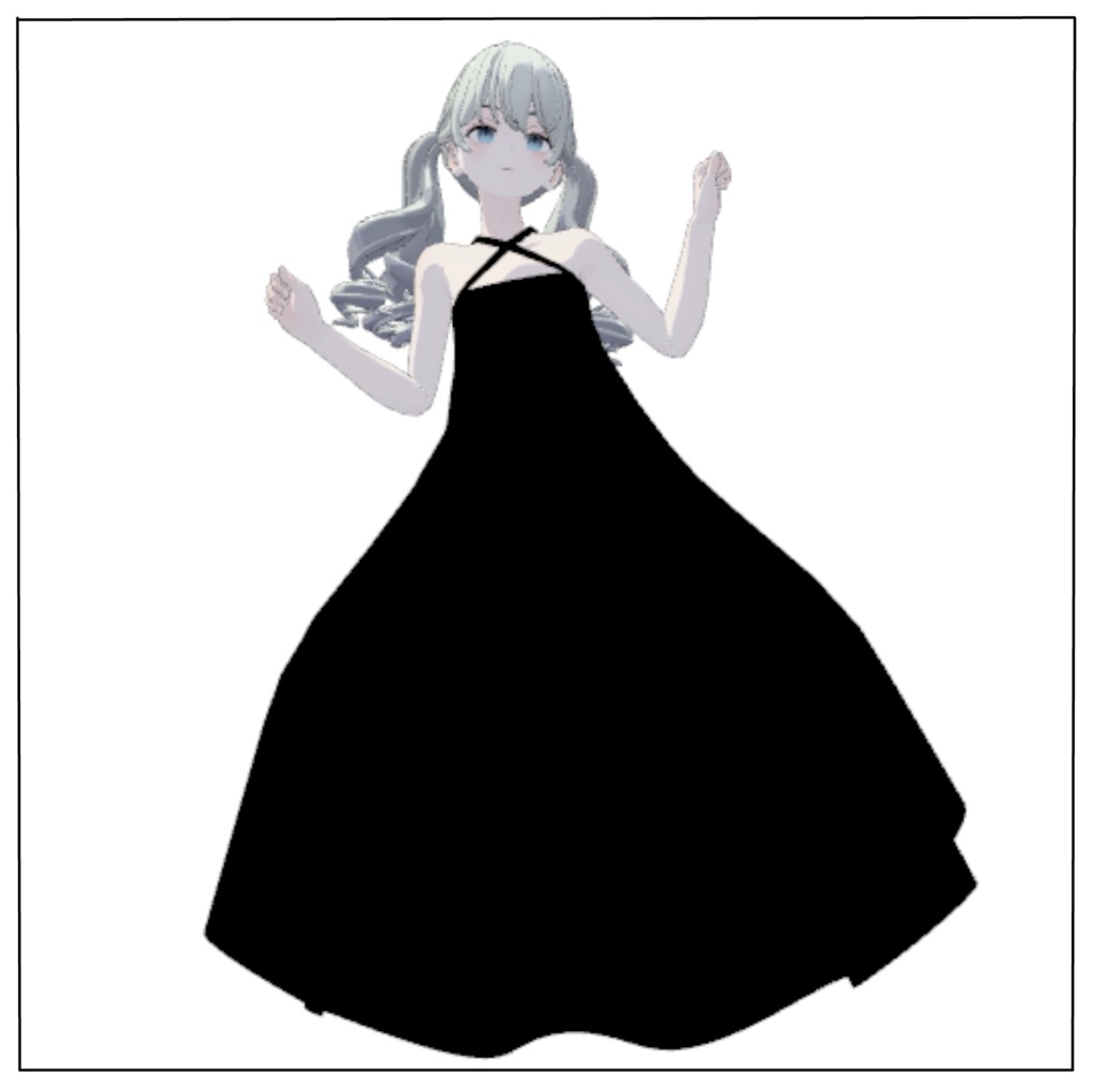 Gothic dress for Grus 【リメイク商品】