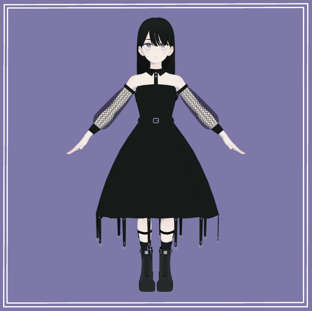 Gothic dress for Grus 【リメイク商品】