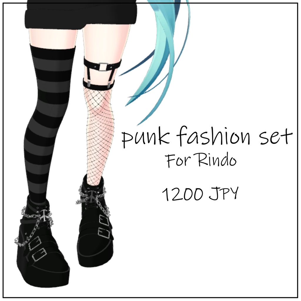 Punk fashion set For Rindo