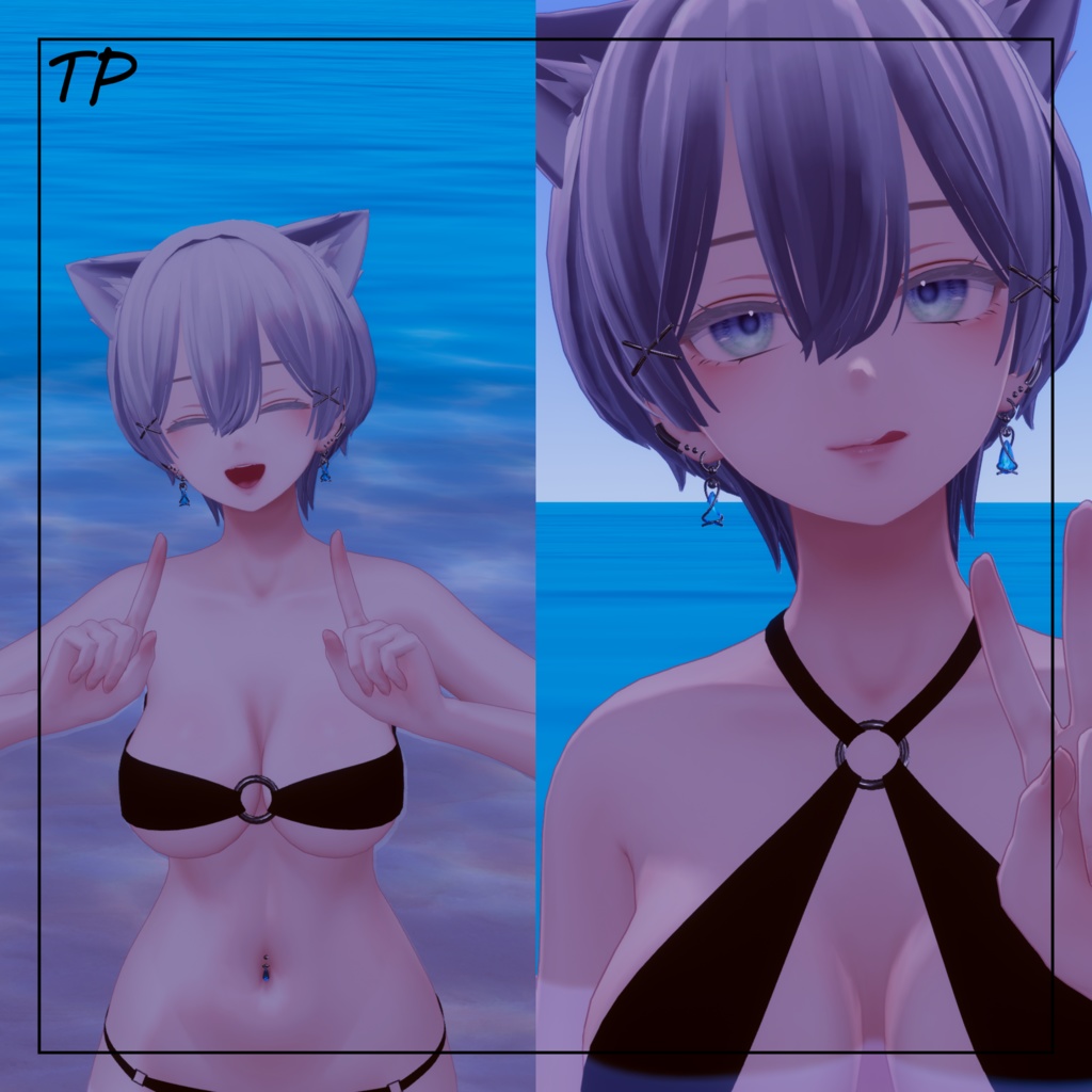 【森羅ちゃん対応】accessor&halter swimwear