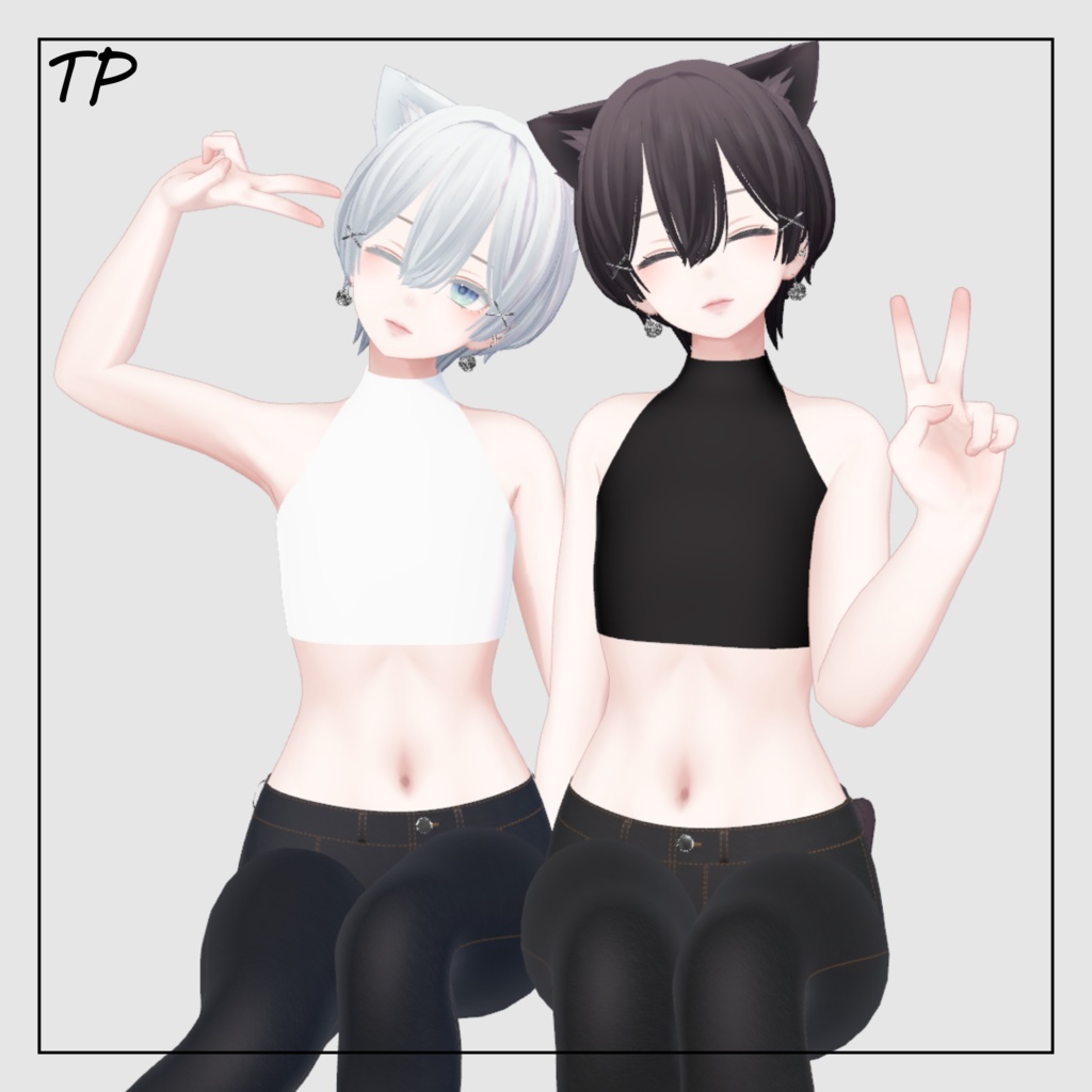 【森羅ちゃん対応】Flatinner&pants 【胸Flat用インナー】