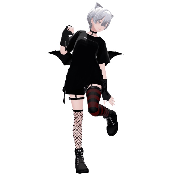 【森羅ちゃん対応】Punk boots set【ハーネス対応】