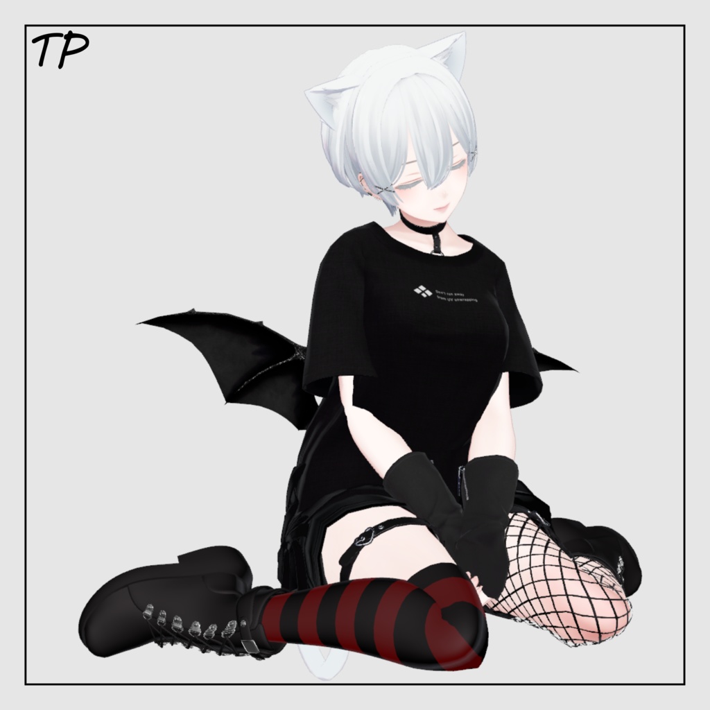 【森羅ちゃん対応】Punk boots set【ハーネス対応】