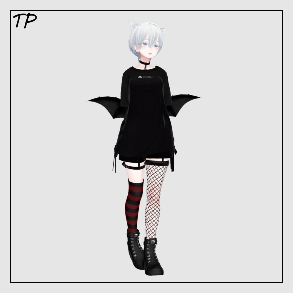 【森羅ちゃん対応】Punk boots set【ハーネス対応】