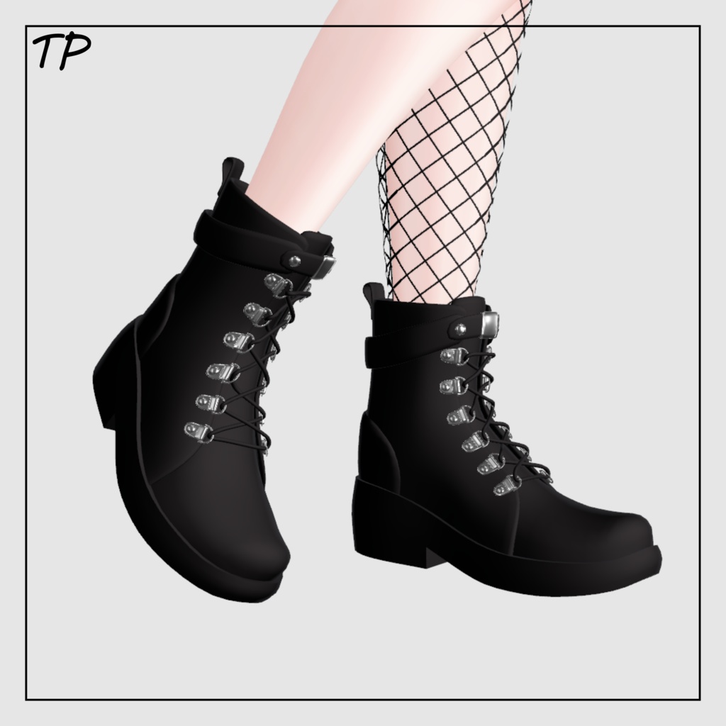 【森羅ちゃん対応】Punk boots set【ハーネス対応】