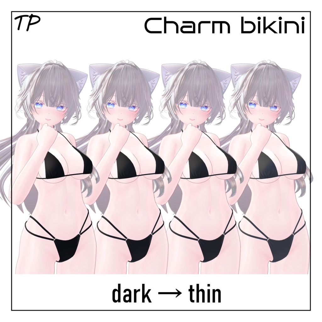 【萌ちゃん対応】Charm bikini【MPB_OK】