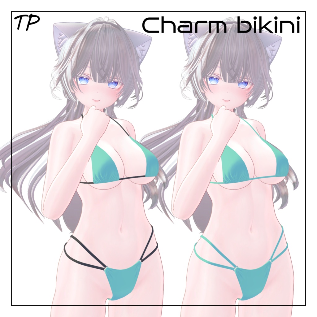 【萌ちゃん対応】Charm bikini【MPB_OK】