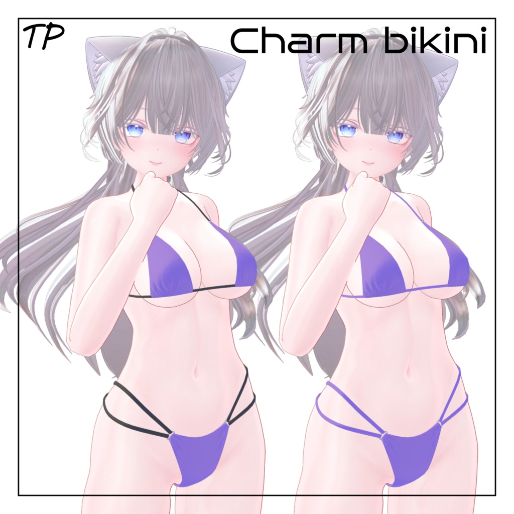 【萌ちゃん対応】Charm bikini【MPB_OK】