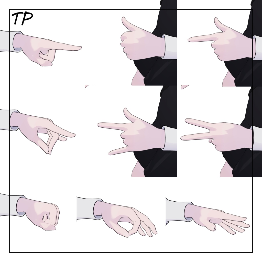 【Lapwingちゃん用】ハンドサイン・ジェスチャー【シークレットあり】