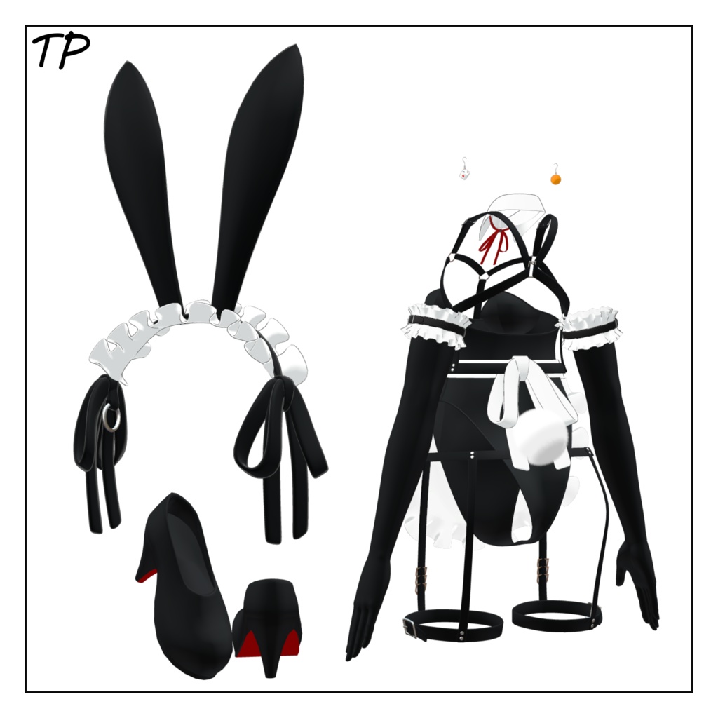 【マヌカちゃん用】Gothic bunny maid